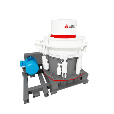 كسارة مخروطية هيدروليكية متعددة الأسطوانات عالية السعة 300 طن في الساعة للمحاجر والتعدين