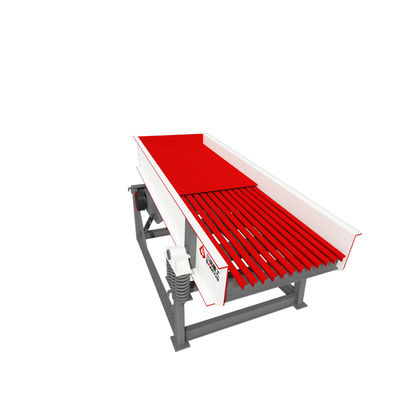 مزدوج العمود الاهتزاز المغذية200 T / H لنقل المواد الحبيبية في كسارة الصخور التعدين